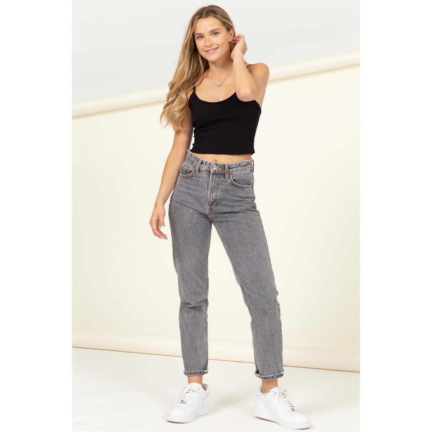 DZ22C818-Cropped Cami Top