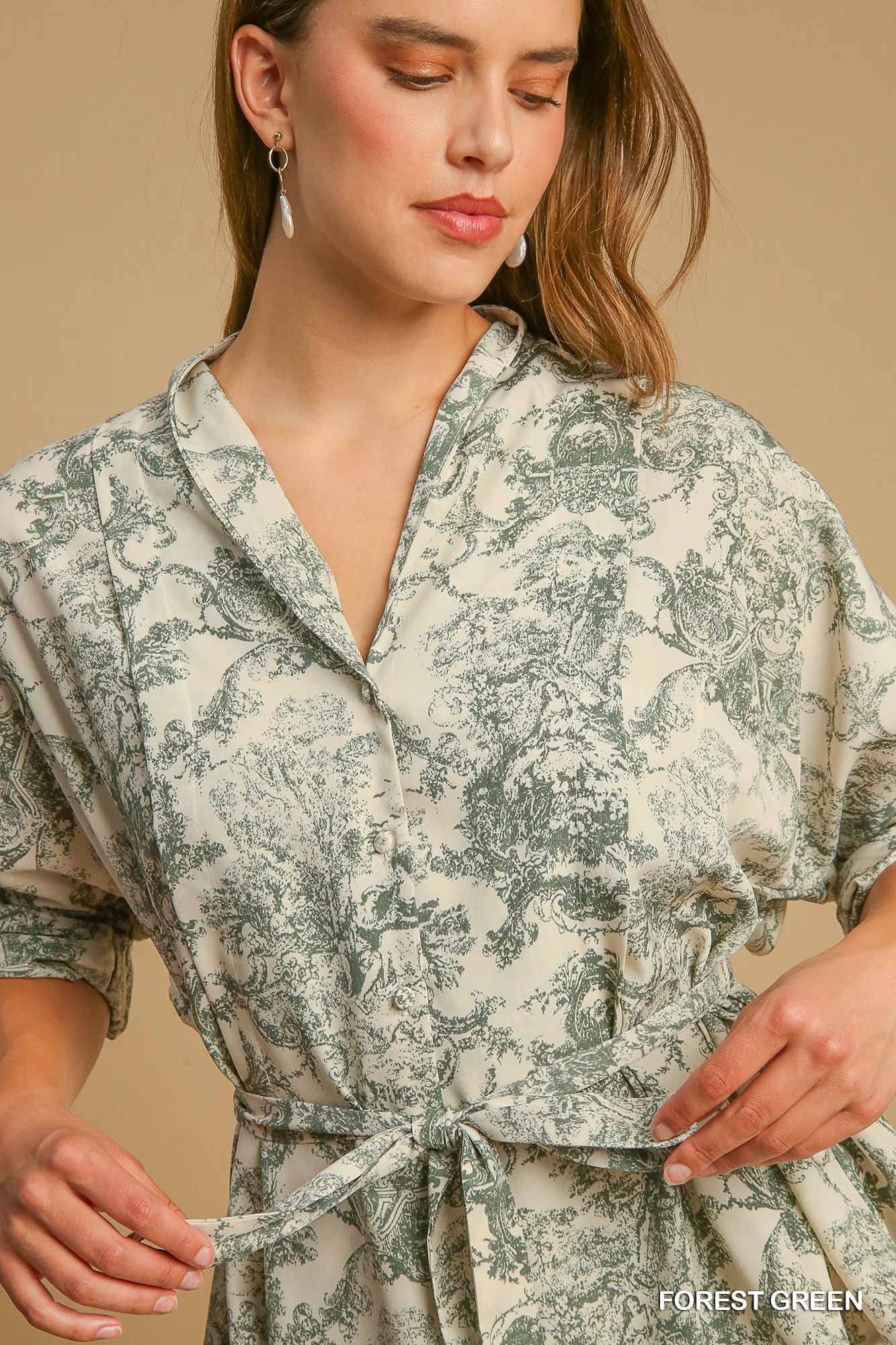 Landscape Print Top