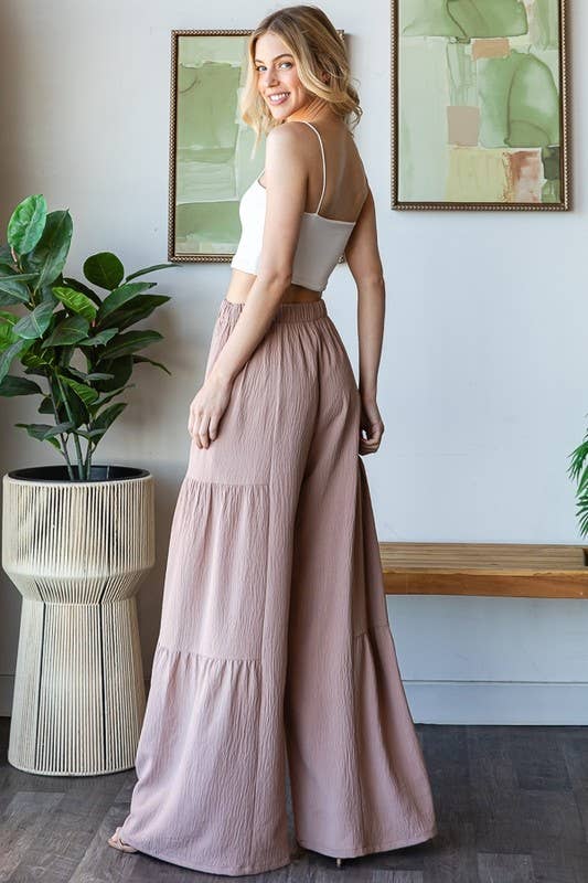 Dark Olive Wide Leg Pants