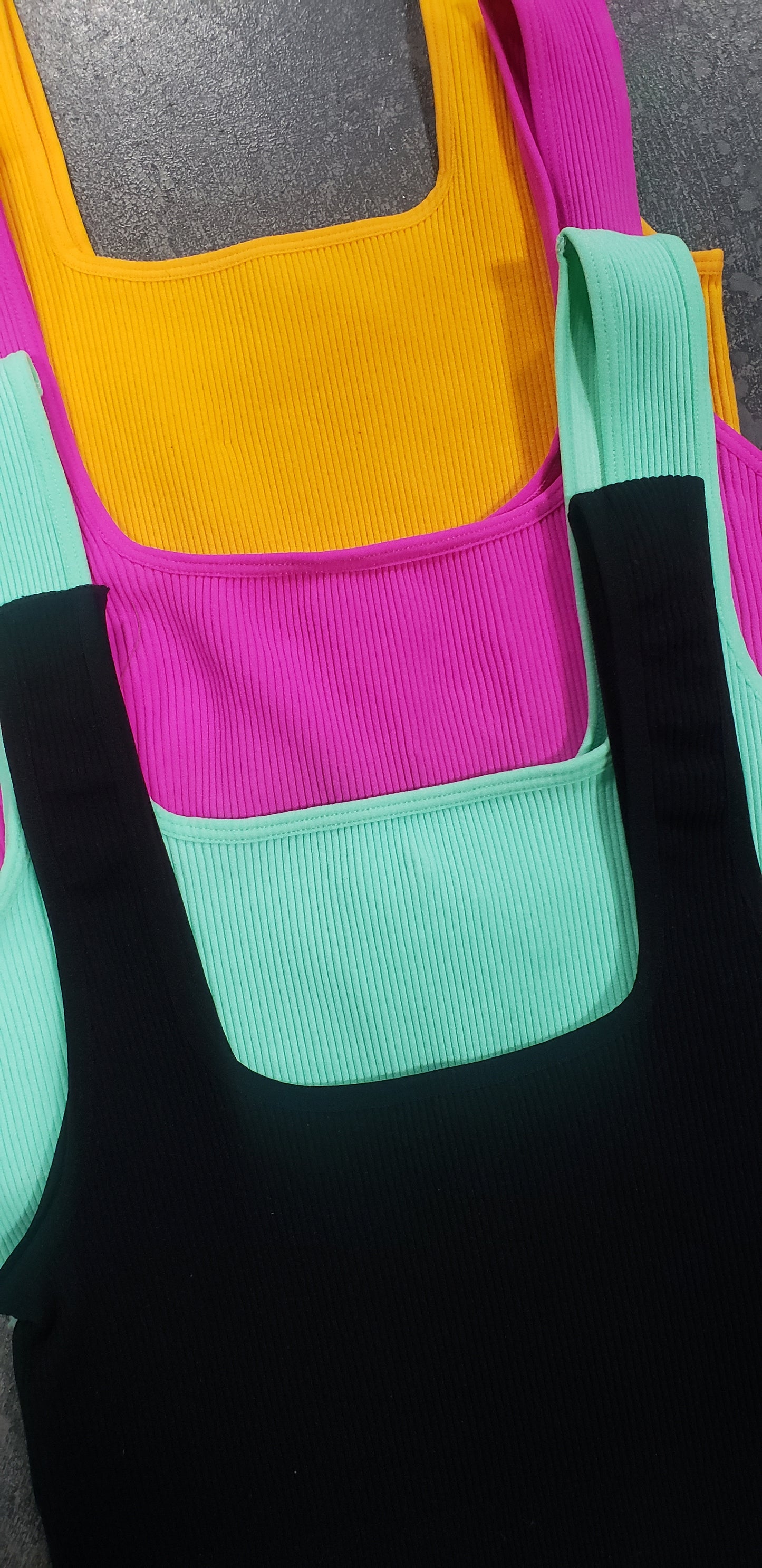 Ribbed Crop Tank Top