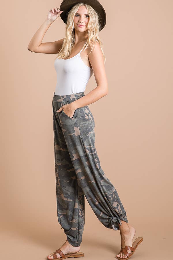 Camo Print Pants