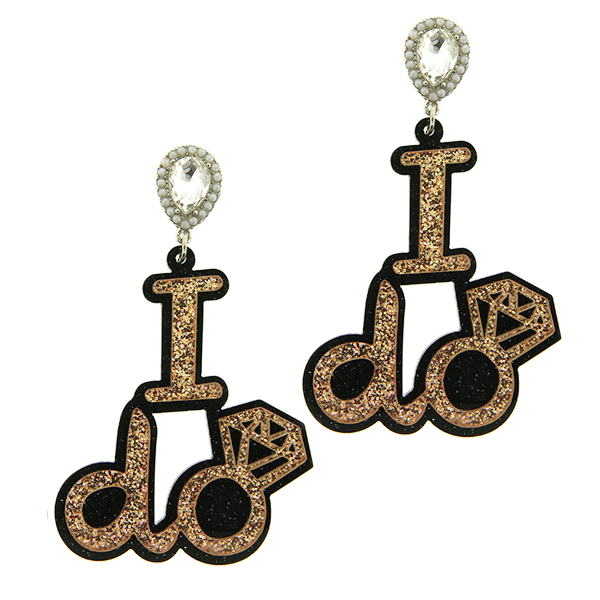 I DO Earrings *2 COLORS