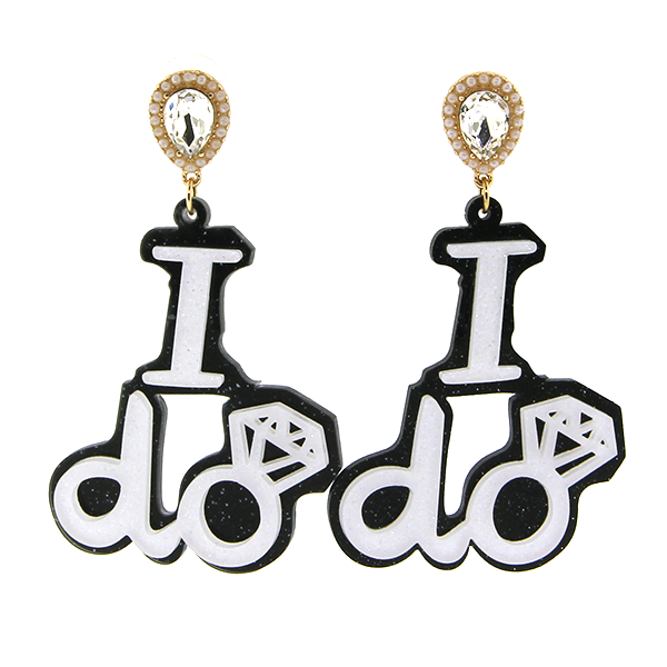 I DO Earrings *2 COLORS