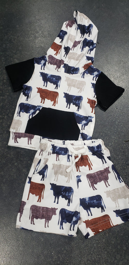 Cow Two-Piece Set