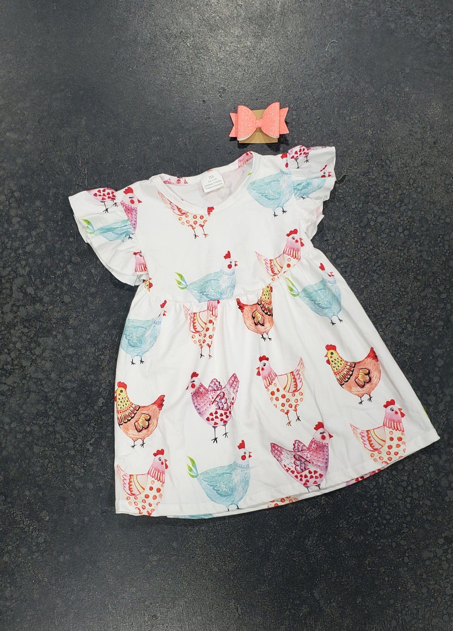 Pastel Color Chicken Dress