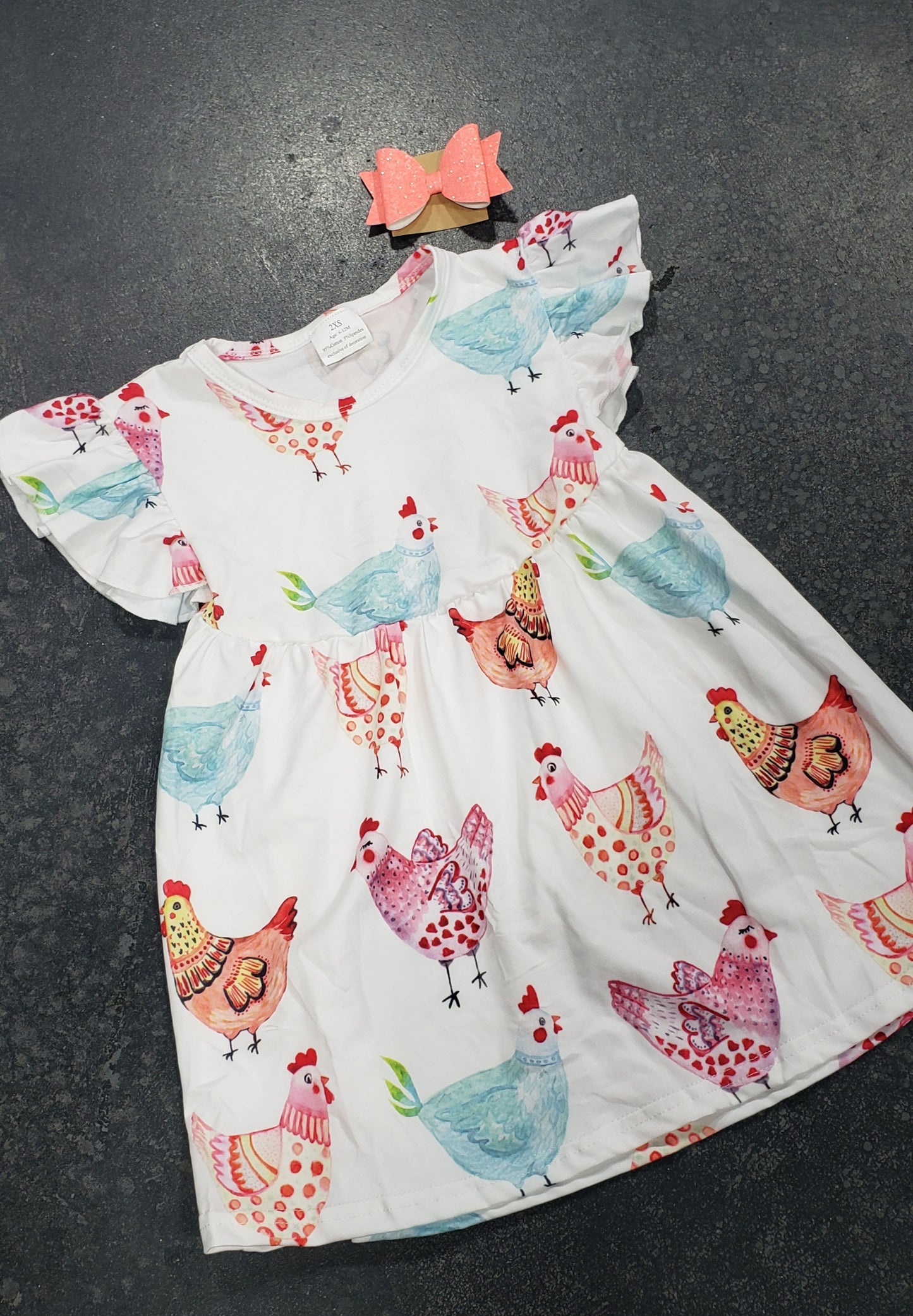 Pastel Color Chicken Dress