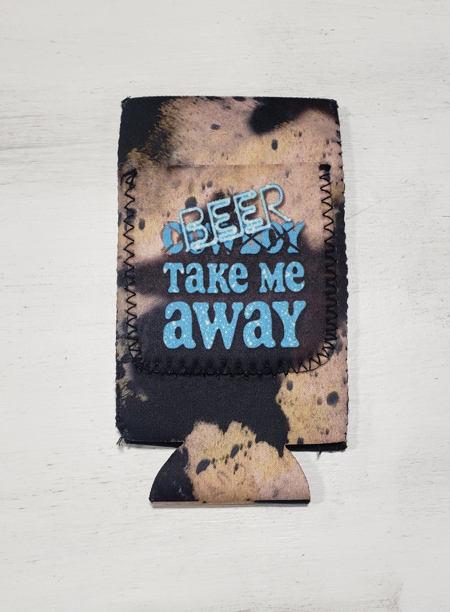 Beer Take Me Away Slim Can Cooler