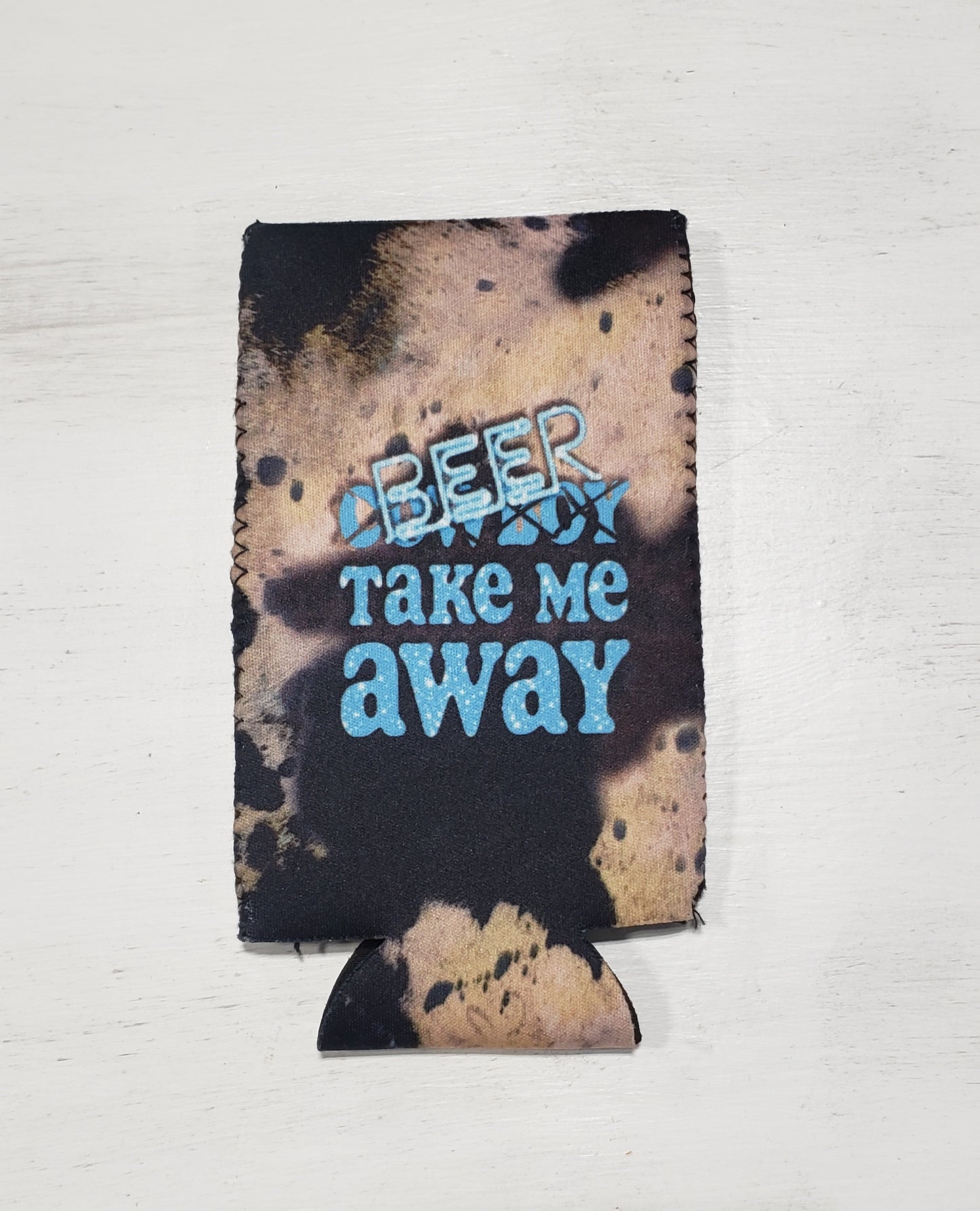 Beer Take Me Away Slim Can Cooler