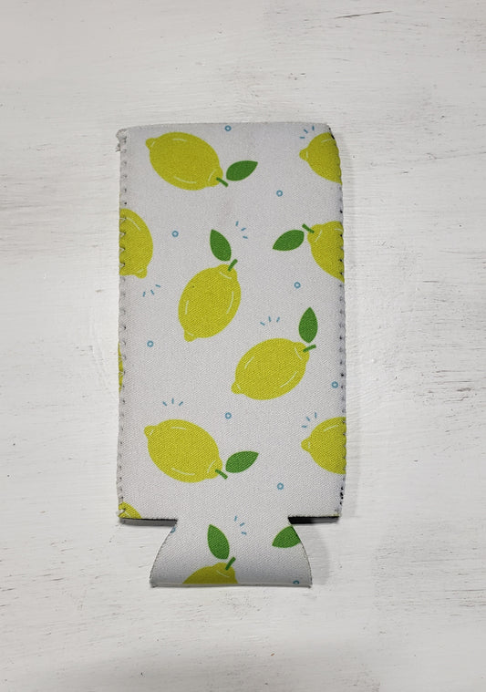 Lemon Slim Can Cooler