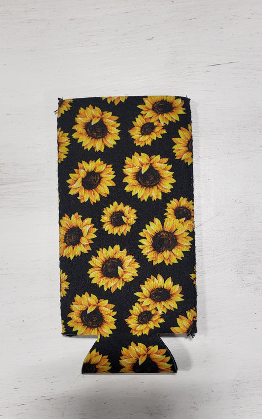 Sunflower Slim Can Cooler