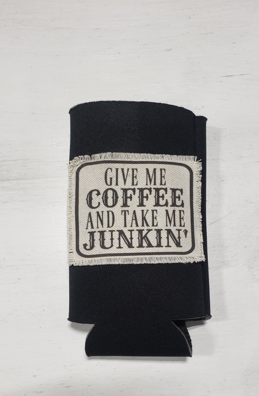 Give Me Coffee Slim Can Cooler