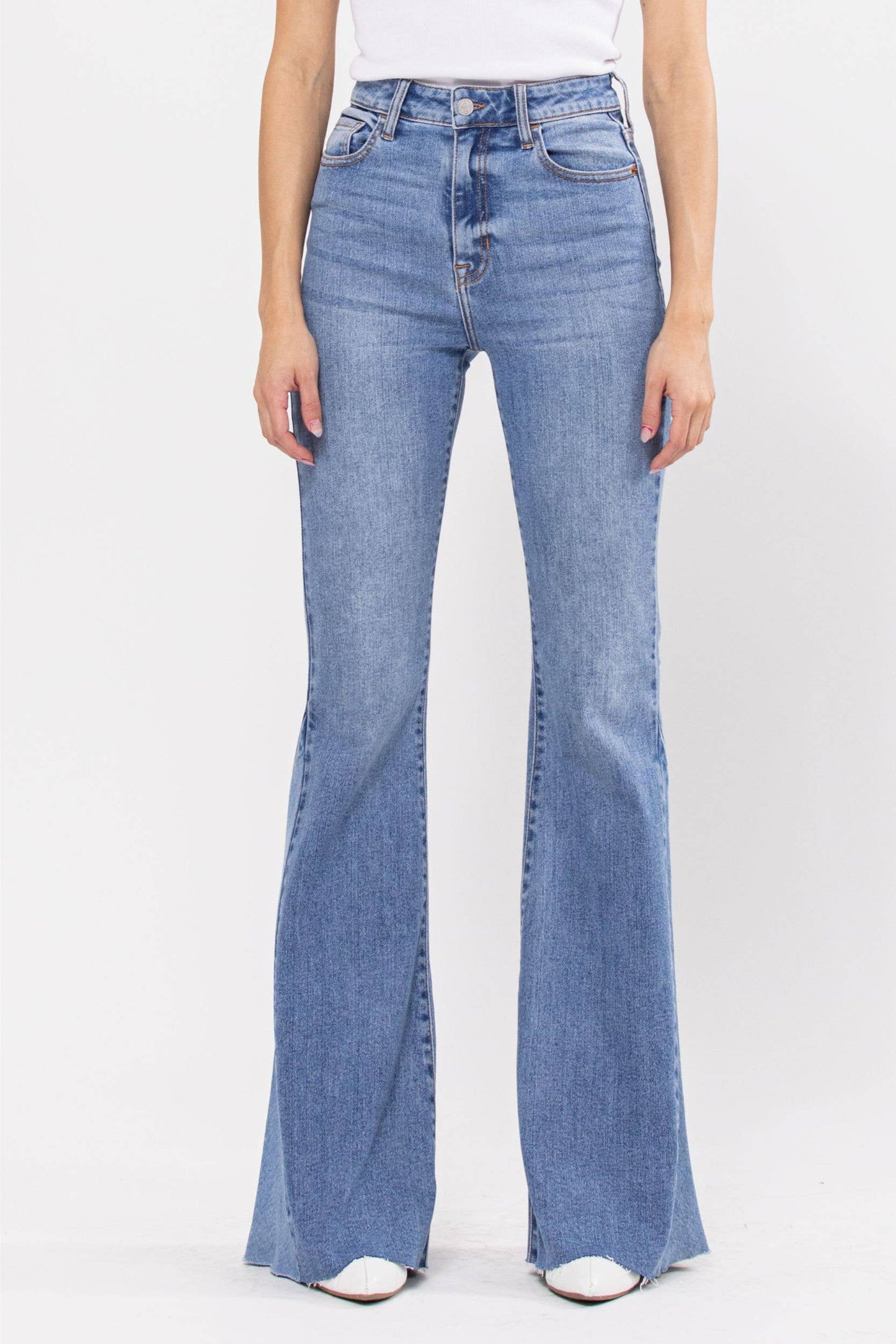 Cello Super Flare Jean with Side Insert