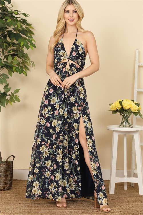 Give It A Go Floral Maxi Dress