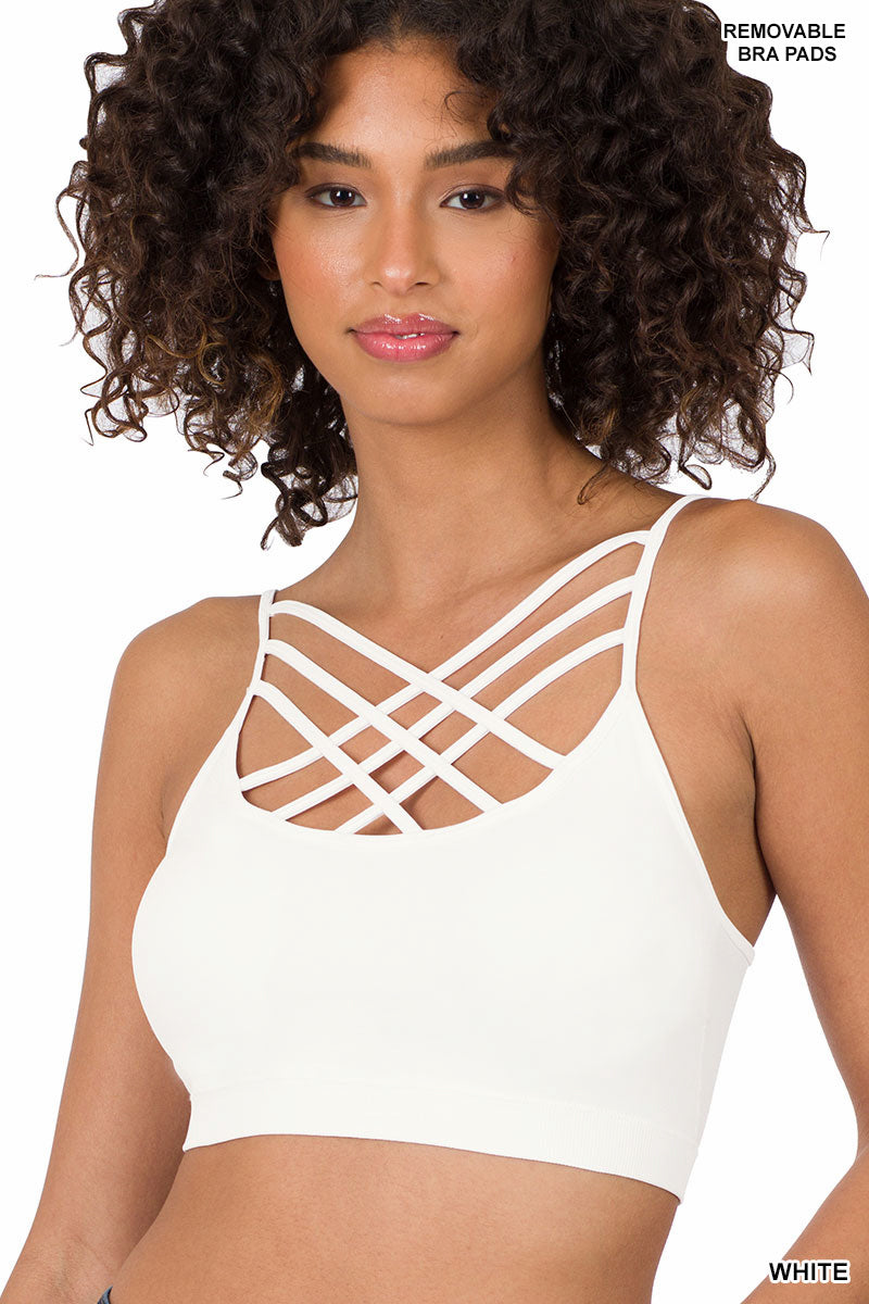 Palmer Triple Criss Cross Bralette *6 COLORS