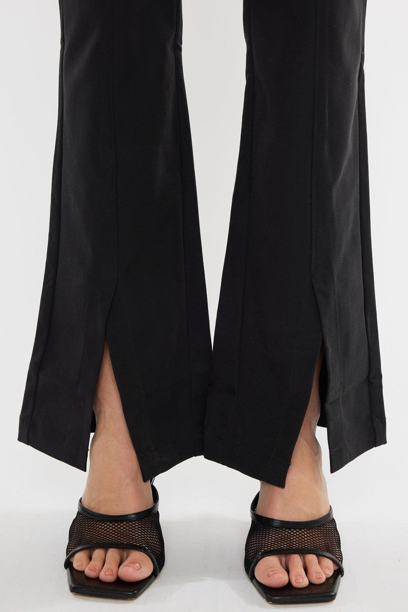 Brenda Ultra High Rise Flare Satin Pants