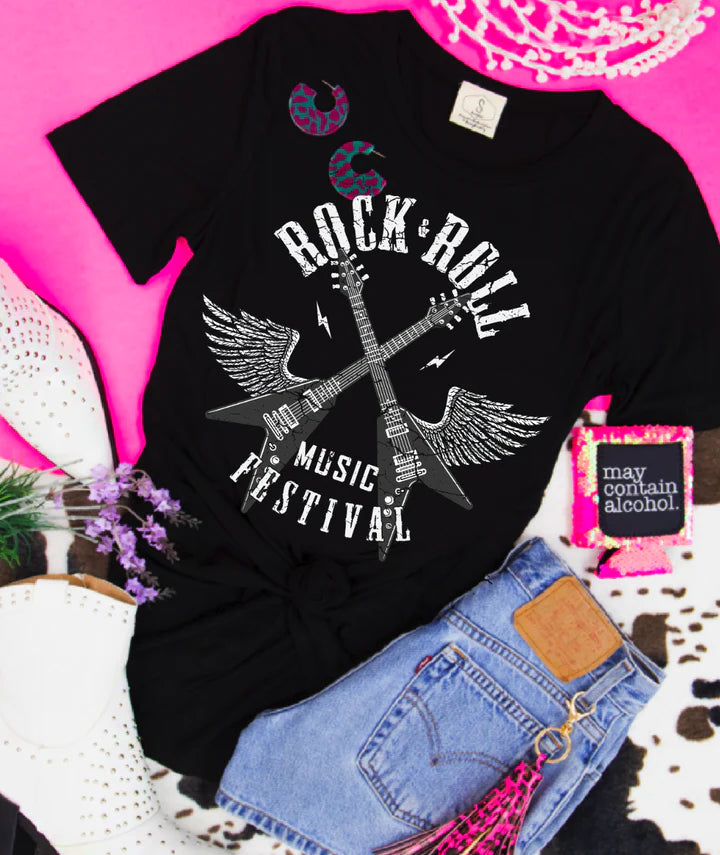 Rock and Roll Graphic Tee