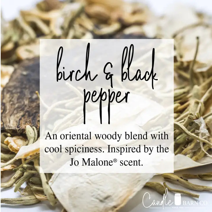 Birch & Black Pepper Soy Candle