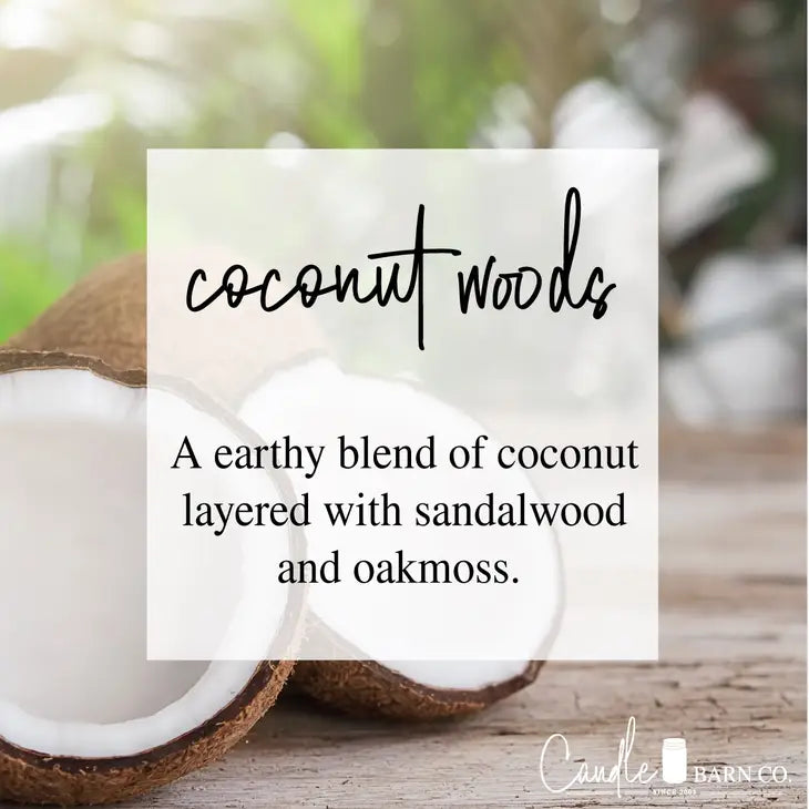 Coconut Woods Soy Candle