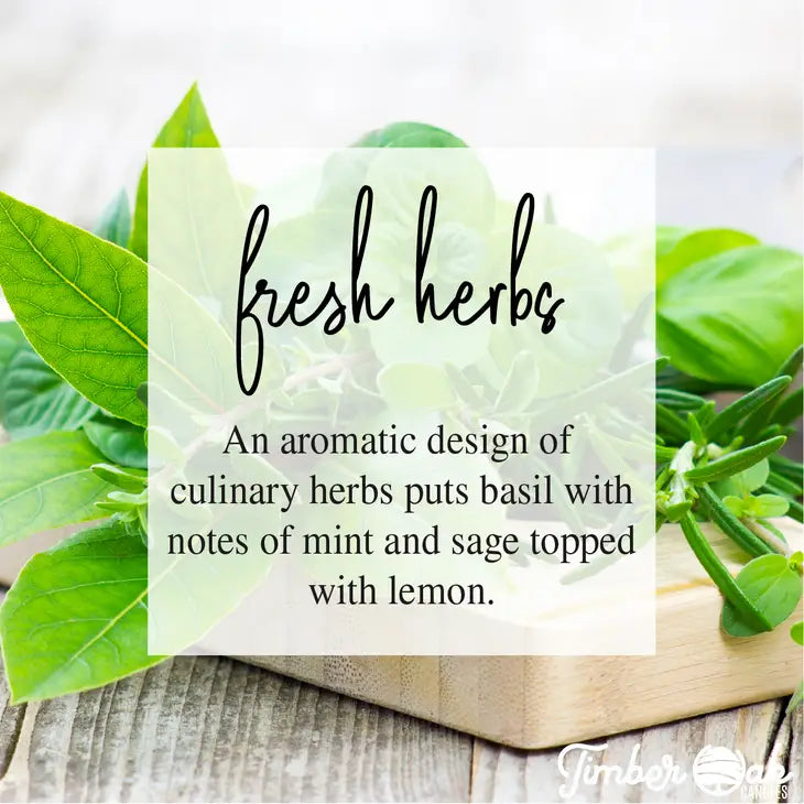 Fresh Herbs Soy Candle