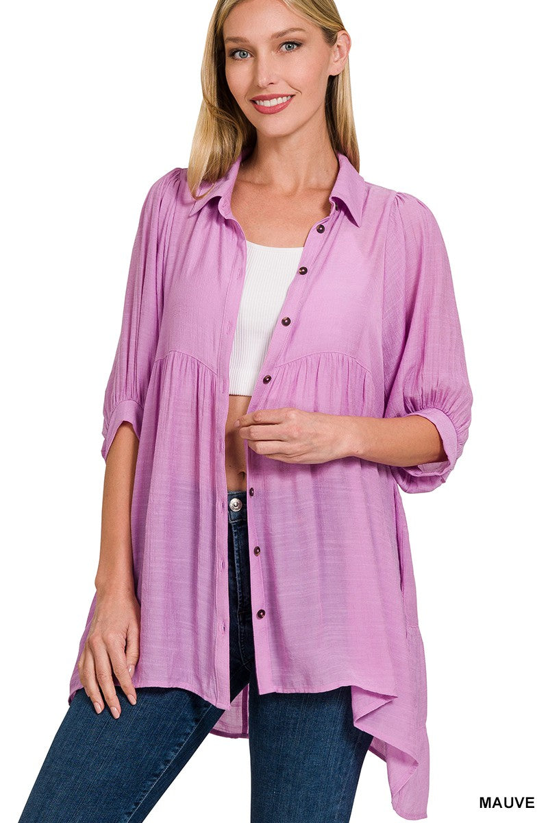 Take Me Anywhere Mauve Tunic Top