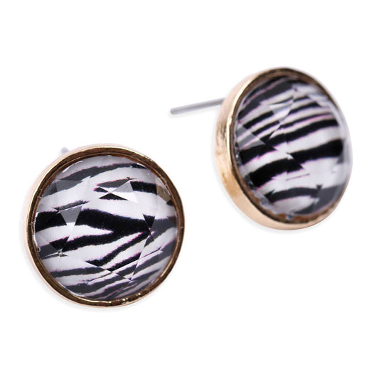 Zebra Earrings