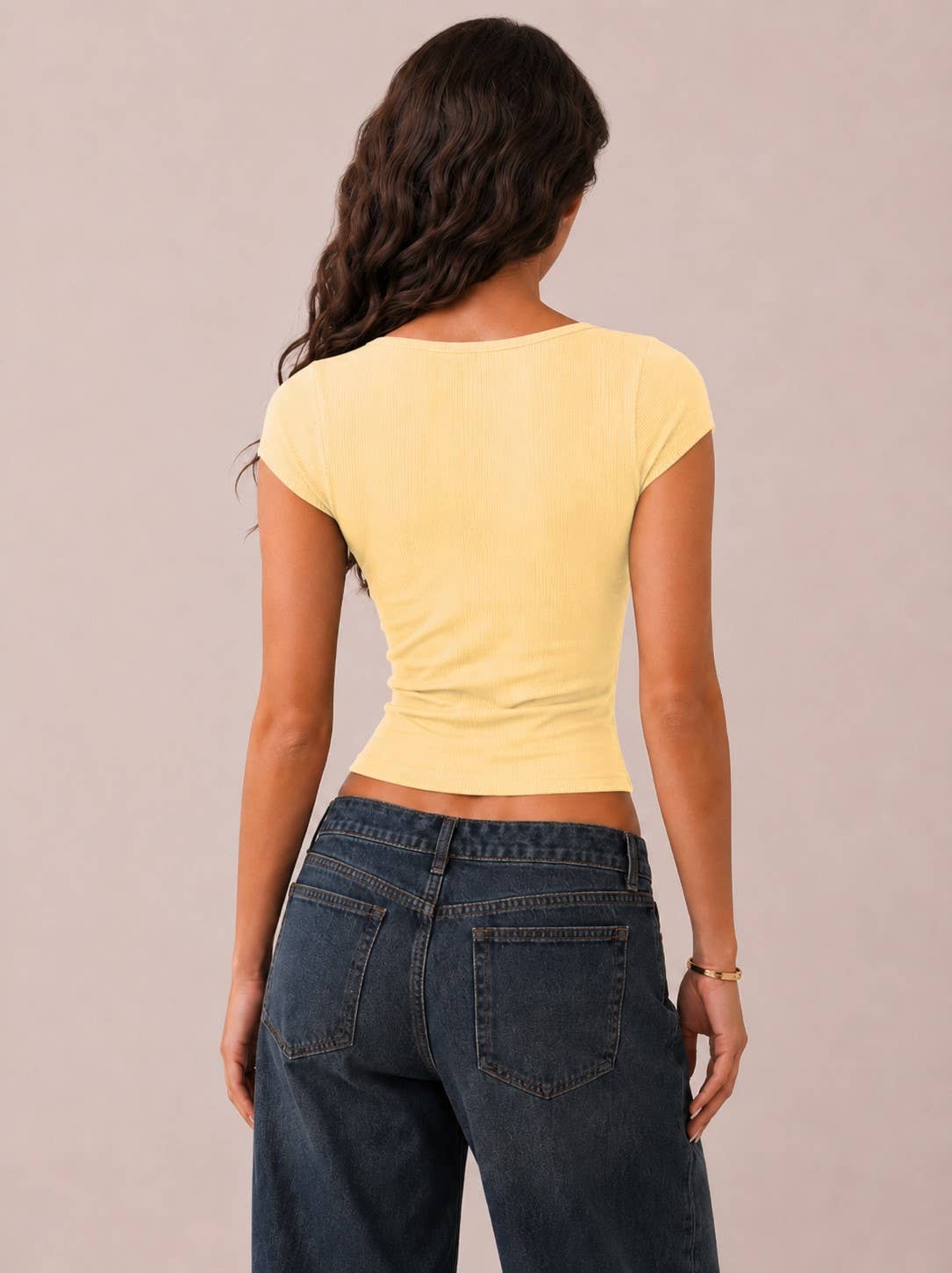 RT52165B - SQUARE NK CAP SLV TOP