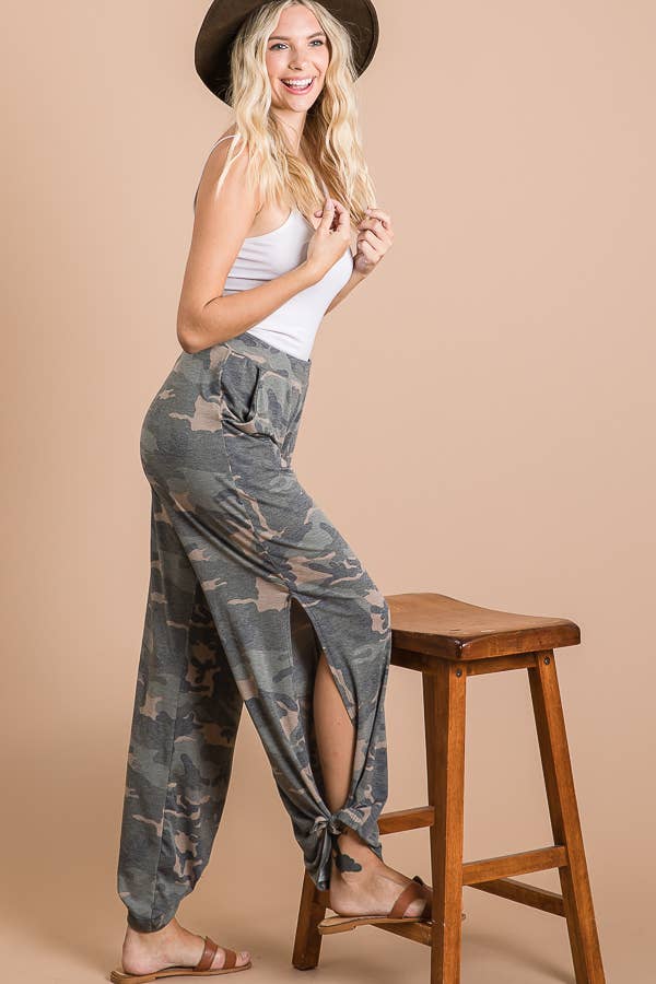 Camo Print Pants