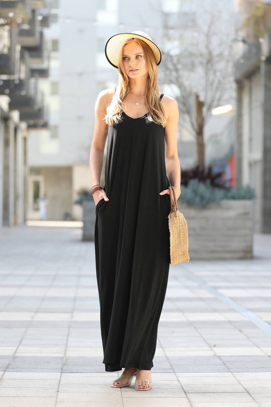 Everyday Black Maxi Dress