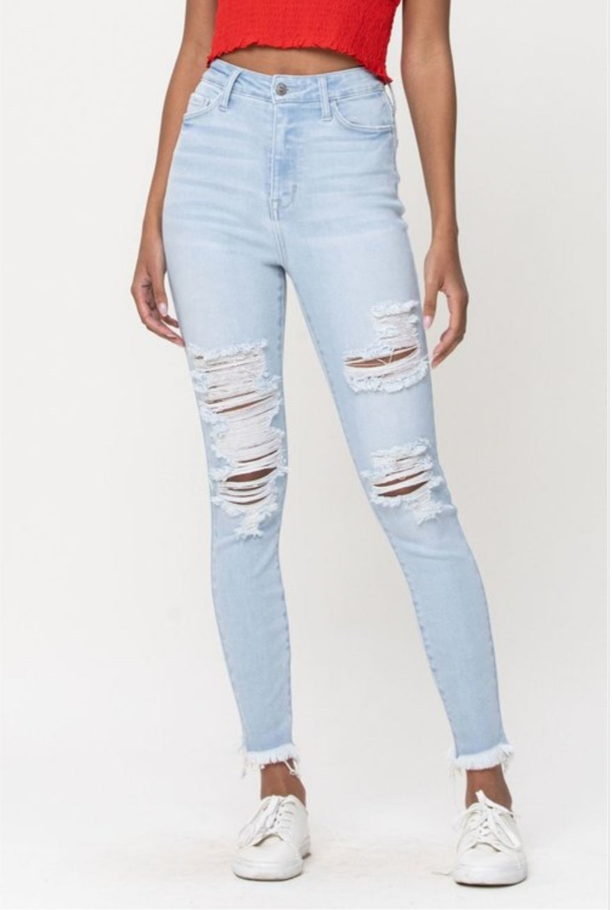 Light Cello High Rise Skinny