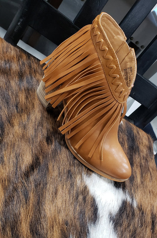 Fringe Ankle Booties
