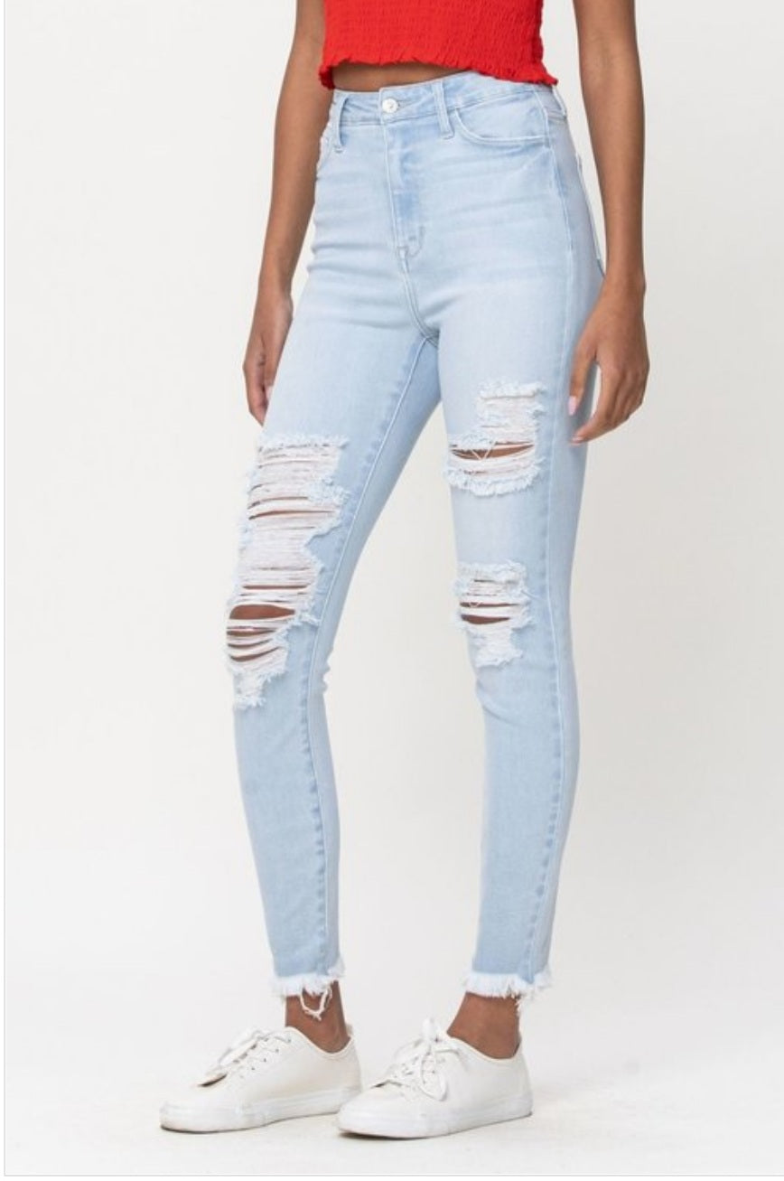 Light Cello High Rise Skinny