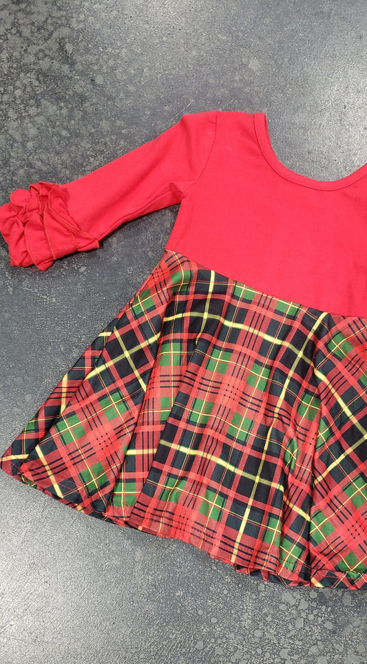 Plaid Christmas Dress