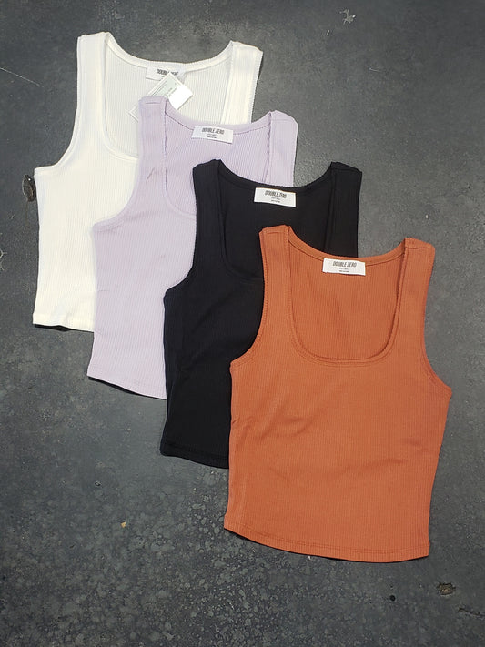 It's So Easy Ribbed Tank *4 COLORS