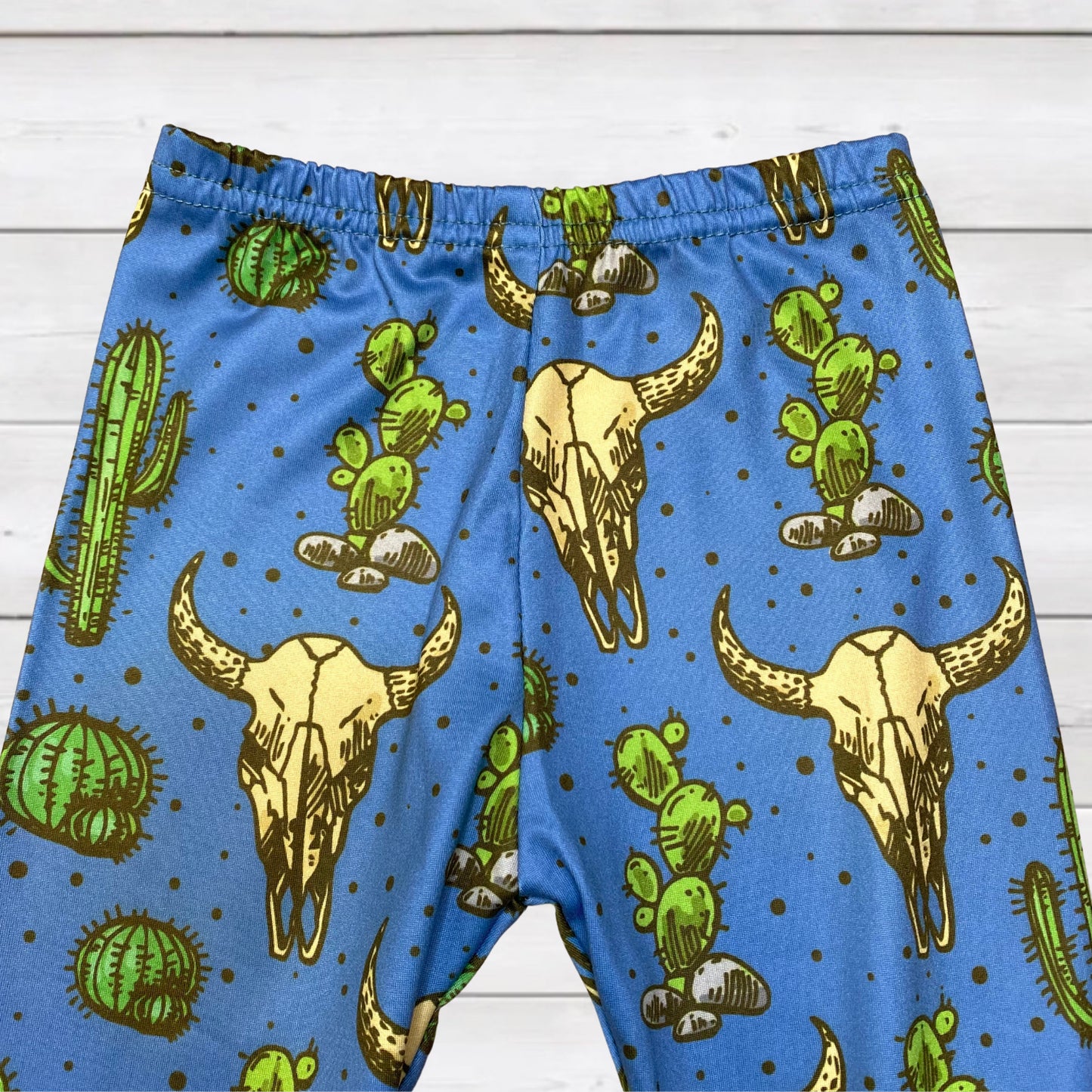 Bull Skull Bell Bottoms