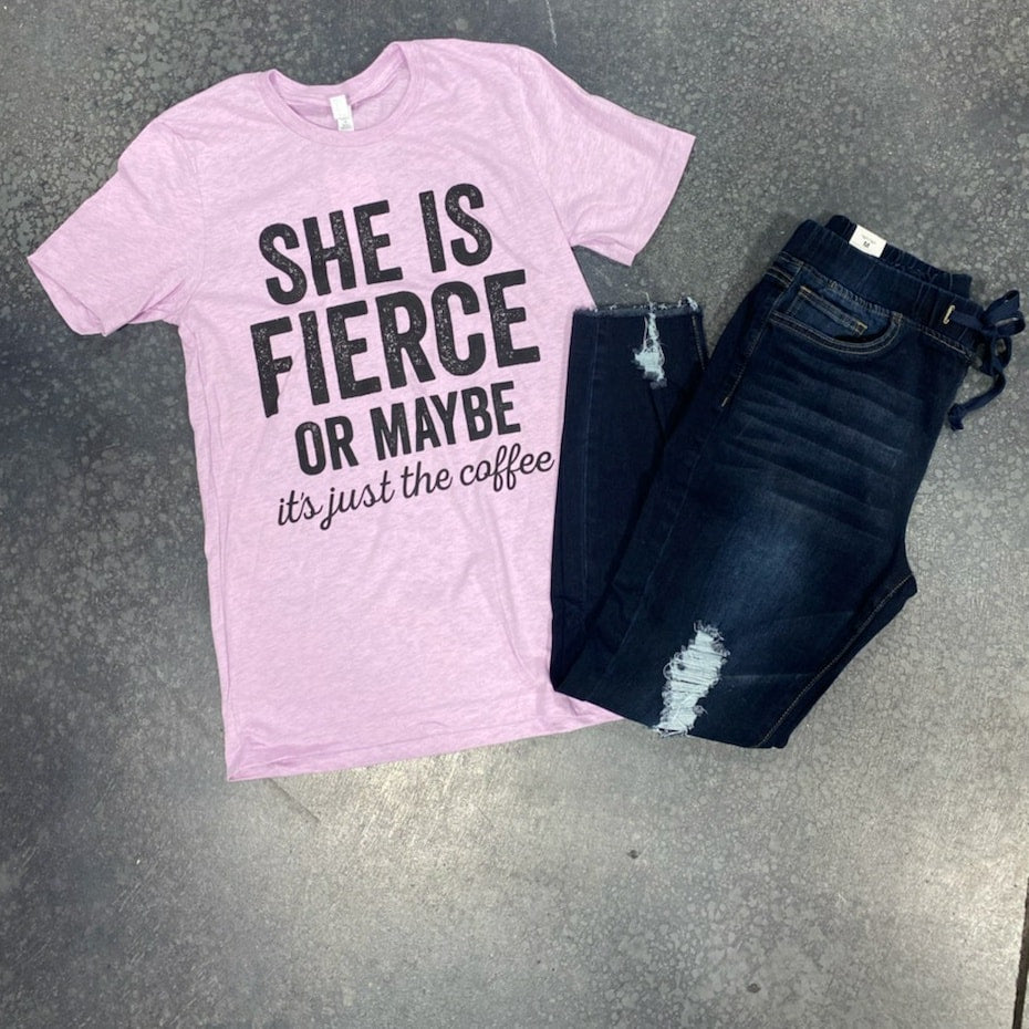 She is Fierce Graphic Tee