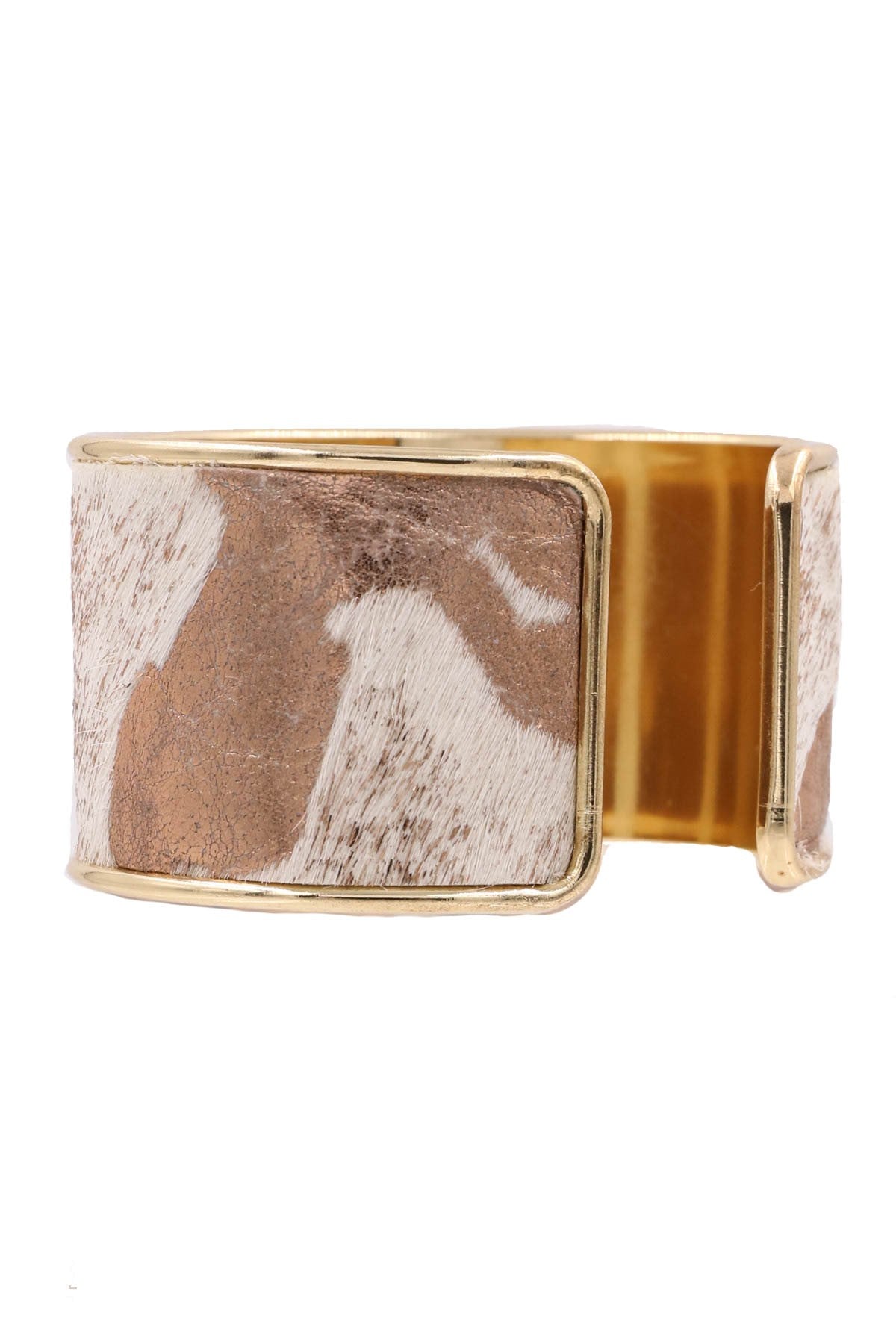 Faux Fur Leather Cuff