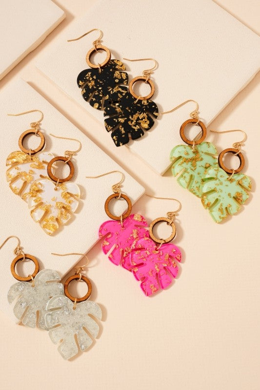 Leaf Dangle Earrings