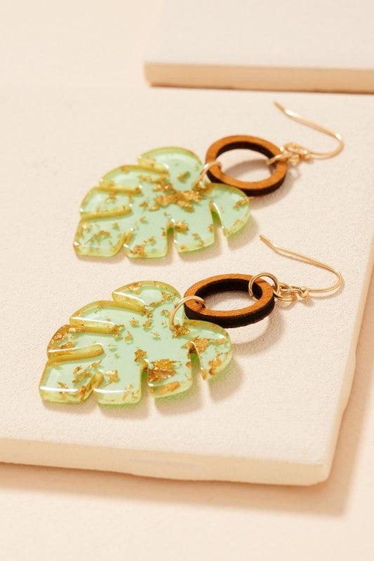 Leaf Dangle Earrings