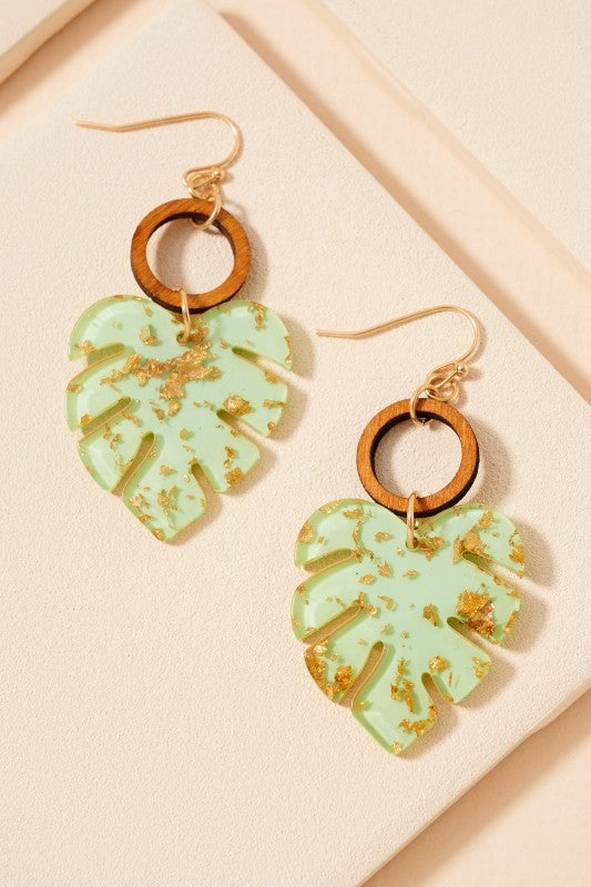 Leaf Dangle Earrings