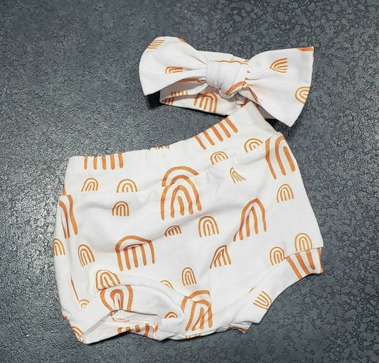 Rainbow Bummie Short Set