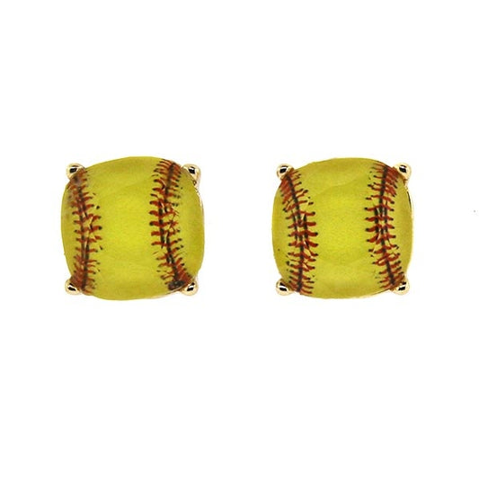 Softball Earrings