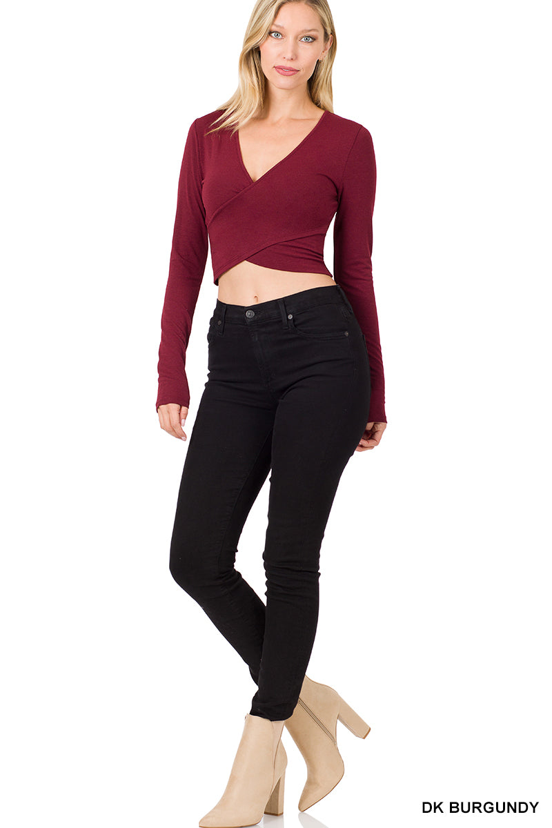 Twist Front Crop Top *4 COLORS