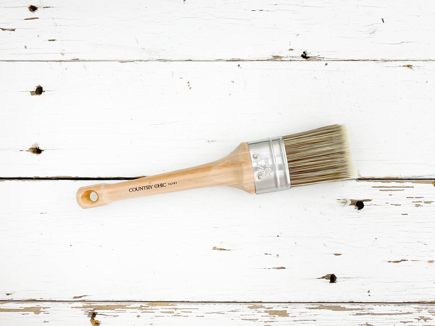 Oval Paint Brush-Synthetic Bristles for Smooth Application: Small